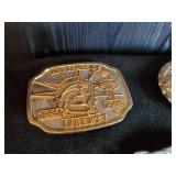 Beautiful Navajo Sterling Buffalo Nickel Belt Buckle & 2 More!!