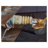 Nice Collection of Vintage Skeleton Keys & Early 20th Century Folk art Biplane