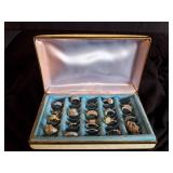 Ring Box filled with Vintage Rings