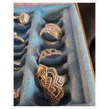 Ring Box filled with Vintage Rings