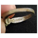 5 Antique Sterling Silver Rings Most size 6