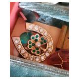 Jewelry Box filled with Beautiful Costume Jewelry