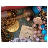 Jewelry Box filled with Beautiful Costume Jewelry