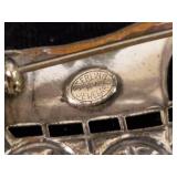 Sterling Silver OX and Covered Wagon Broach by Jewel Art