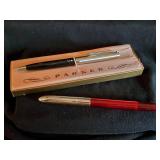 Beautiful Vintage Parker Pen in Original Box and a Scheaffer Fountain Pen