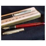 Beautiful Vintage Parker Pen in Original Box and a Scheaffer Fountain Pen