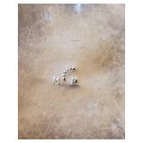 Gorgeous Navajo Sterling Silver and Turquoise Belt Buckle, Marked MP