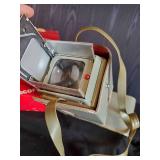 Ansco Flex Camera with Box, Flash, and Flash Bulbs