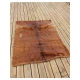 Fantastic late 19th Century Miller Tanning Co, Crookston Mn. Horse Blanket 56