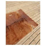 Fantastic late 19th Century Miller Tanning Co, Crookston Mn. Horse Blanket 56