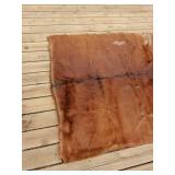 Fantastic late 19th Century Miller Tanning Co, Crookston Mn. Horse Blanket 56