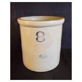 Red Wing 8 Gallon Crock No Handles 6" Wing Very nice Condition