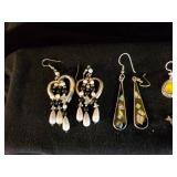 Nice Group of Vintage Costume Earrings