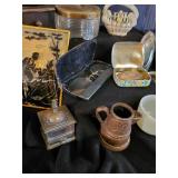 Nice Lot of Antique Smalls Silhouette, Décor and more