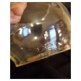 2 Fantastic Condition Short Railroad Lantern Globes Glasbake, and CNX