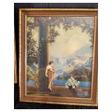 2 Beautiful Atkinson Fox  Art Nouvoeau Lithographs in Frames