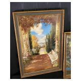 2 Beautiful Atkinson Fox  Art Nouvoeau Lithographs in Frames