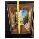 2 Beautiful Atkinson Fox  Art Nouvoeau Lithographs in Frames