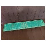 Beautiful Newton Ave. N Mid Century Embossed Street Sign