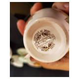 Lot of Mid Century Modern Tea Cups and Tea Pot