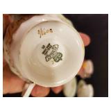 Lot of Mid Century Modern Tea Cups and Tea Pot