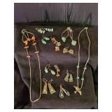 Turquiose Sterling Silver Necklaces and Earrings