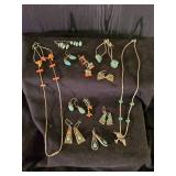 Turquiose Sterling Silver Necklaces and Earrings