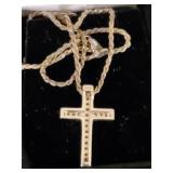 Beautiful Sterling Silver Cross Necklace