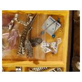 Vintage Jewerly Box With Costume Jewelry