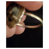 Cool Lot of 5 Sterling Silver Rings, Small Metal Box, and Porcelan Jewelry