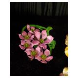 Cool Lot of 5 Sterling Silver Rings, Small Metal Box, and Porcelan Jewelry