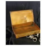 Cool Lot of 5 Sterling Silver Rings, Small Metal Box, and Porcelan Jewelry