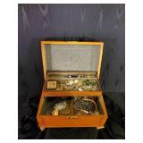 Beautiful Wooden Jewelry with Miscellaneous Costume Jewelry