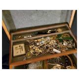 Beautiful Wooden Jewelry with Miscellaneous Costume Jewelry