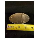 Sterling Silver Turqouise Navajo Belt Buckle  Heavy Duty