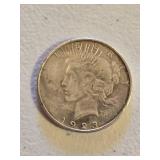 Double Sided Magicians 1922 / 1923 Peace Silver Dollar Coin