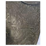 Beautiful N Porter Champion Rider Arizona Tooled Leather Saddle with Saddle Stand and Blanket from Approx. 1920-1930