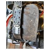 Beautiful N Porter Champion Rider Arizona Tooled Leather Saddle with Saddle Stand and Blanket from Approx. 1920-1930