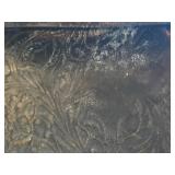 Beautiful N Porter Champion Rider Arizona Tooled Leather Saddle with Saddle Stand and Blanket from Approx. 1920-1930