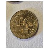 Lot of Souvenir Coins Including Edmonton