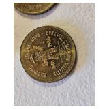 Lot of Souvenir Coins Including Edmonton
