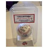 Minnesota Twins Autographed Baseball in Display Case - Repro