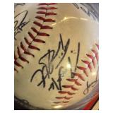 Minnesota Twins Autographed Baseball in Display Case - Repro