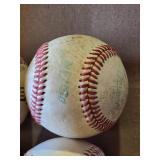 Lot of 4 Baseballs Including NCAA and Rawlings