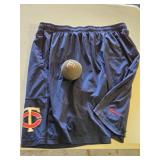 Minnesota Twins Nike Dri-FIT Athletic Shorts - Waist Approx. 34", Length 21"