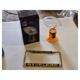 NFL Pittsburgh Steelers Candy Dispenser and License Plate Frame