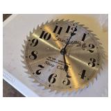 Sears Roebuck Saw Blade Wall Clock and MGM Now Showing Wall Clock