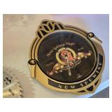 Sears Roebuck Saw Blade Wall Clock and MGM Now Showing Wall Clock