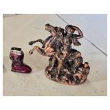 Vintage Table Lighters including Woman on Horse
