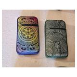 Variet of Decorative Lighters, Metal Lighters and Zippo Box (box only)